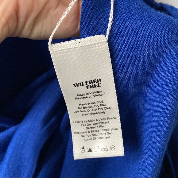 Wilfred Free Aritzia Rafaeli Blue Swing Dress - Picture 4 of 6